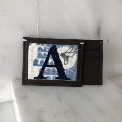 A picture of the letter a on top of a table.