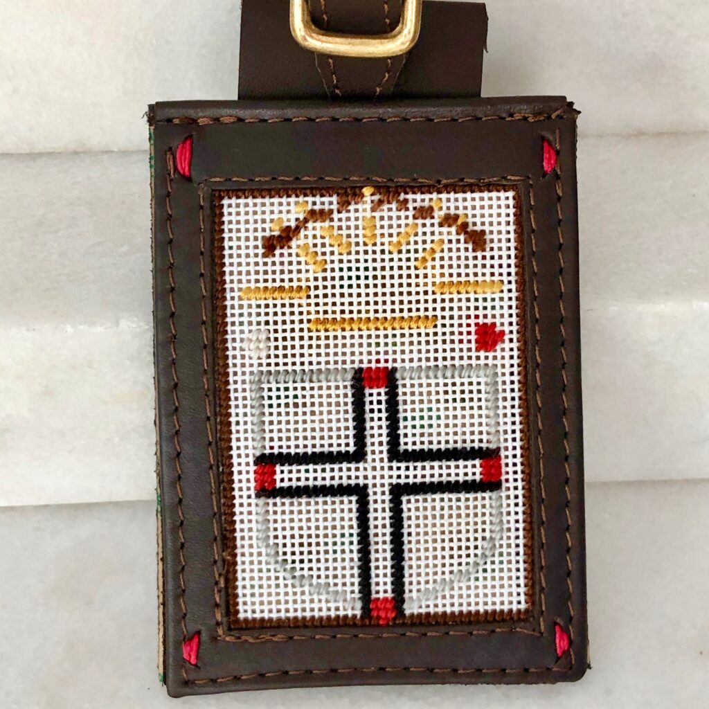 BrownU SelfFinishing Luggage Tag Kit EXTREME Needlepoint